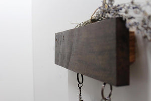 Wall-mounted Holder for Keys, Mail or Phone.
